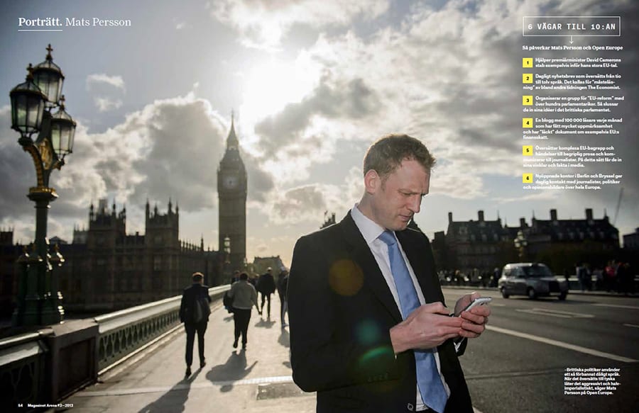 Open Europe Mats Persson