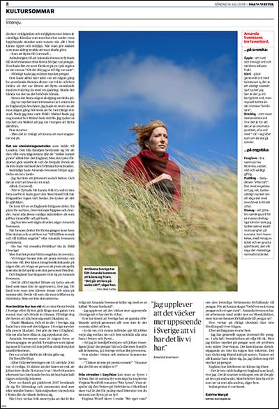 Swedish Author Amanda Svensson