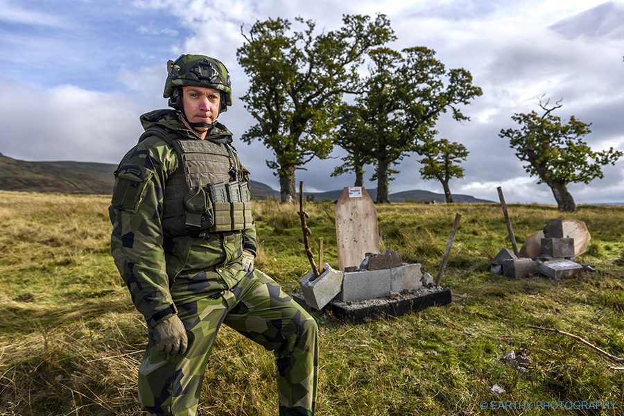 Ukrainian citizens training in the UK