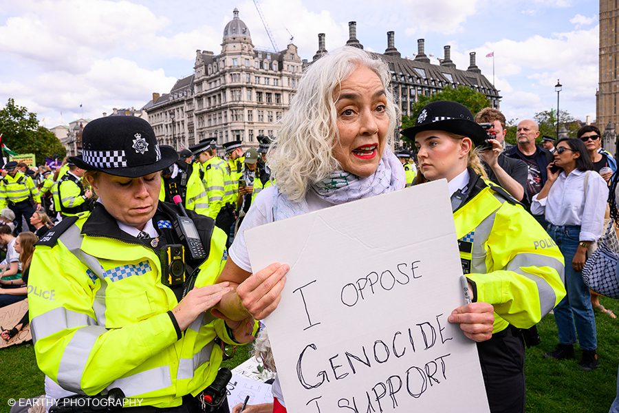 Defend Our Juries Demonstration in London