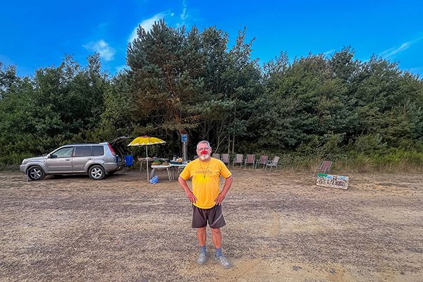 Between Villafranca Montes De Oca and Agés we met a man who claimed to make the best coffee on the Camino