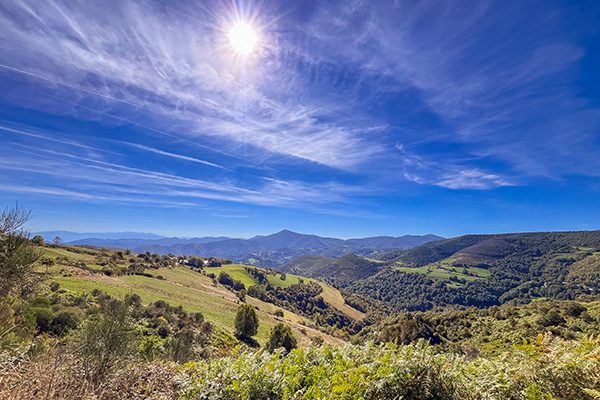 Today’s walk from Ambasmestas was to walk up our second mountain in four days and we were tired but happy to reach the top at O’Cebreiro
